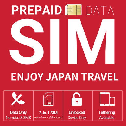 日本 6GB-10GB/5DAYS~30DAYS｜PREPAID SIM DATA